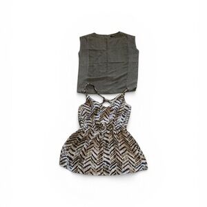 women’s summer tops Zara and rumors size small 2 blouses sleeveless tops